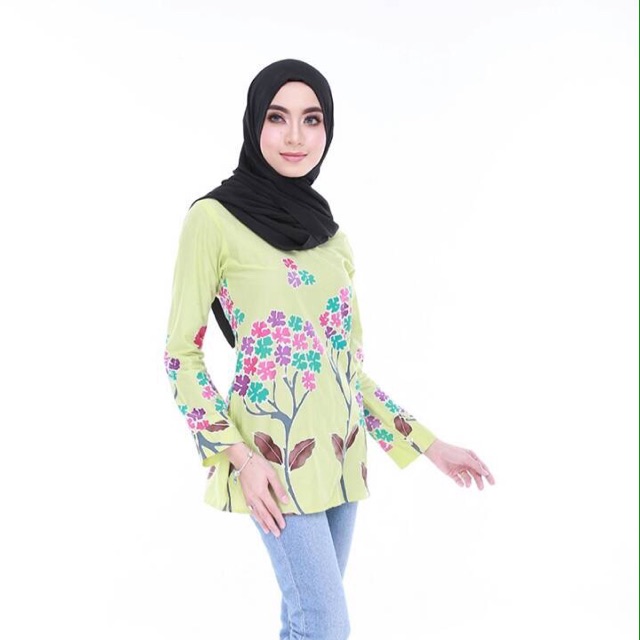  Blouse  batik  cotton Shopee  Malaysia