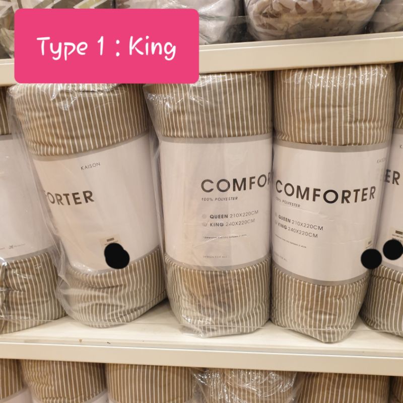 Kaison Comforter / quilt for king, queen and single size Shopee Malaysia