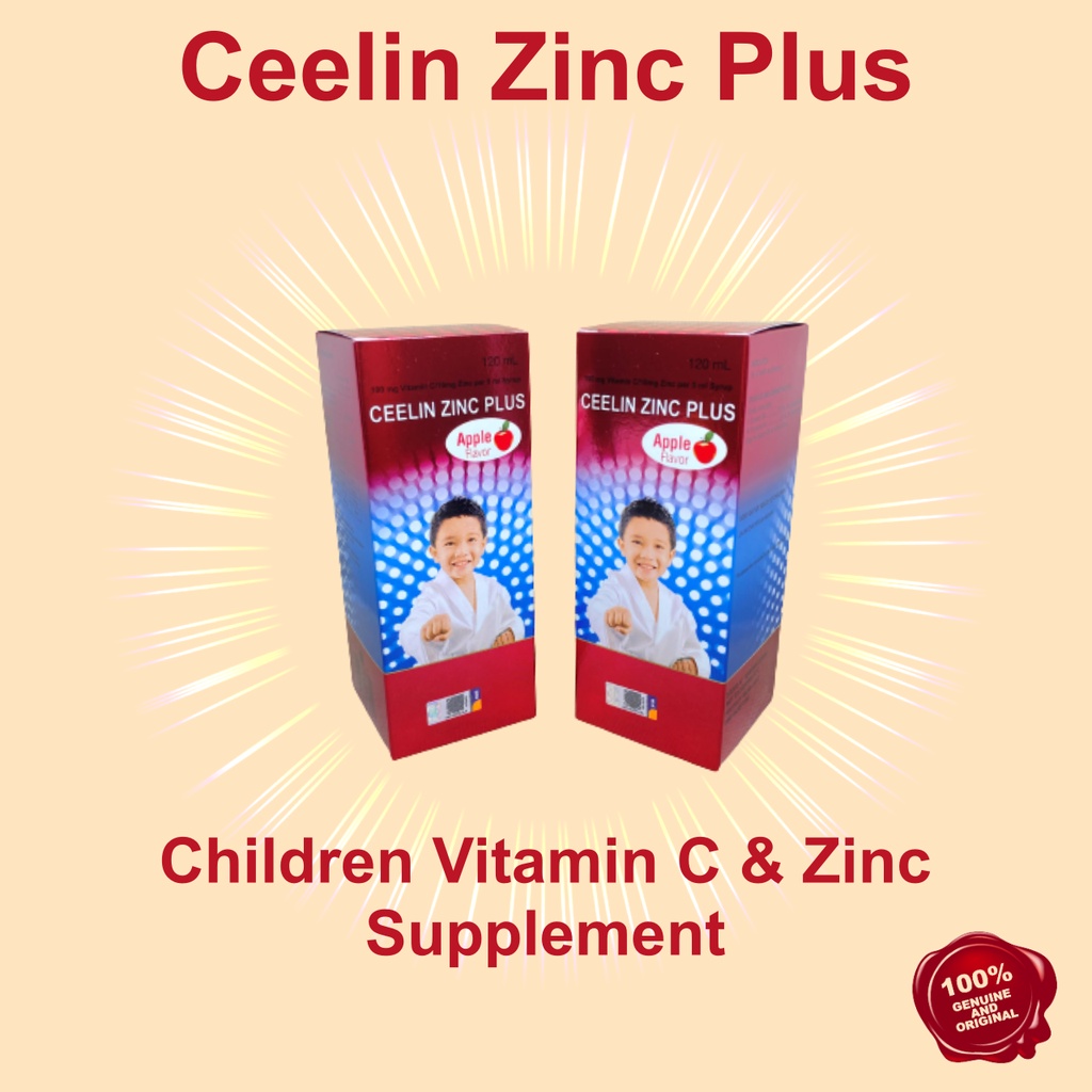Ceelin Zinc Plus Children Vitamin C & Zinc Supplement Shopee Malaysia
