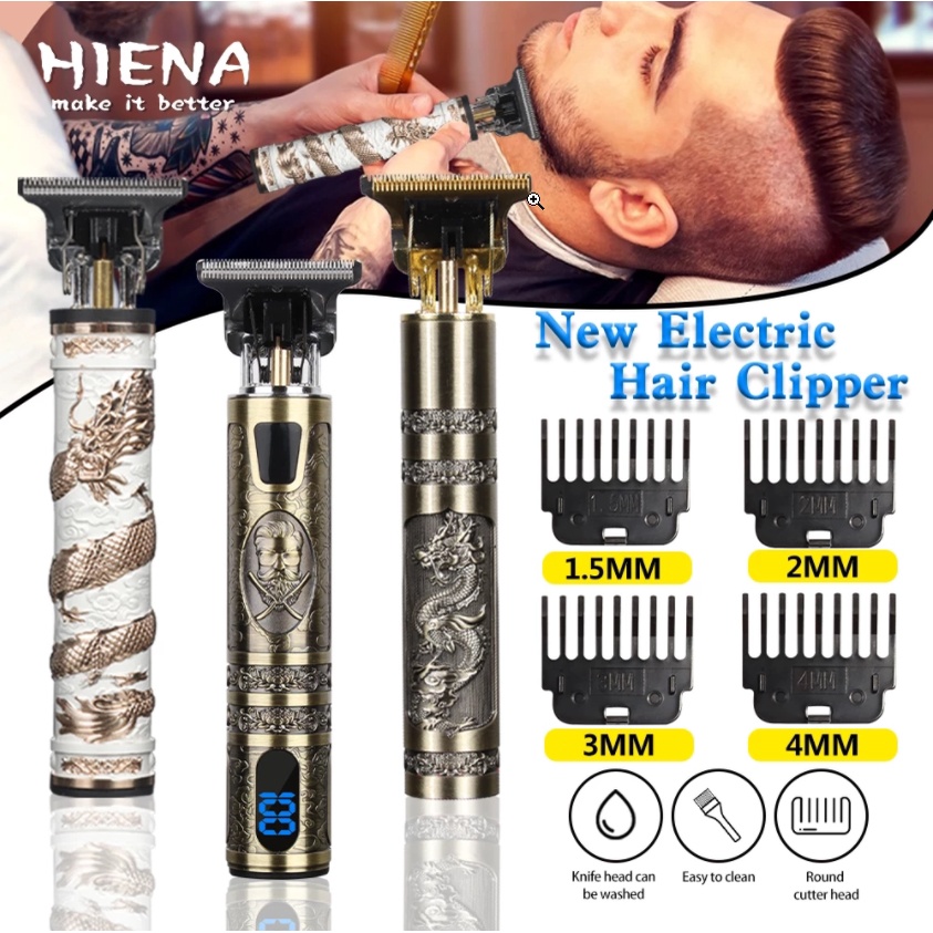 T9 Electric Hair Clipper USB Rechargeable Hair trimmer  Beard trimmer Men Barber Hair Cutting Machine