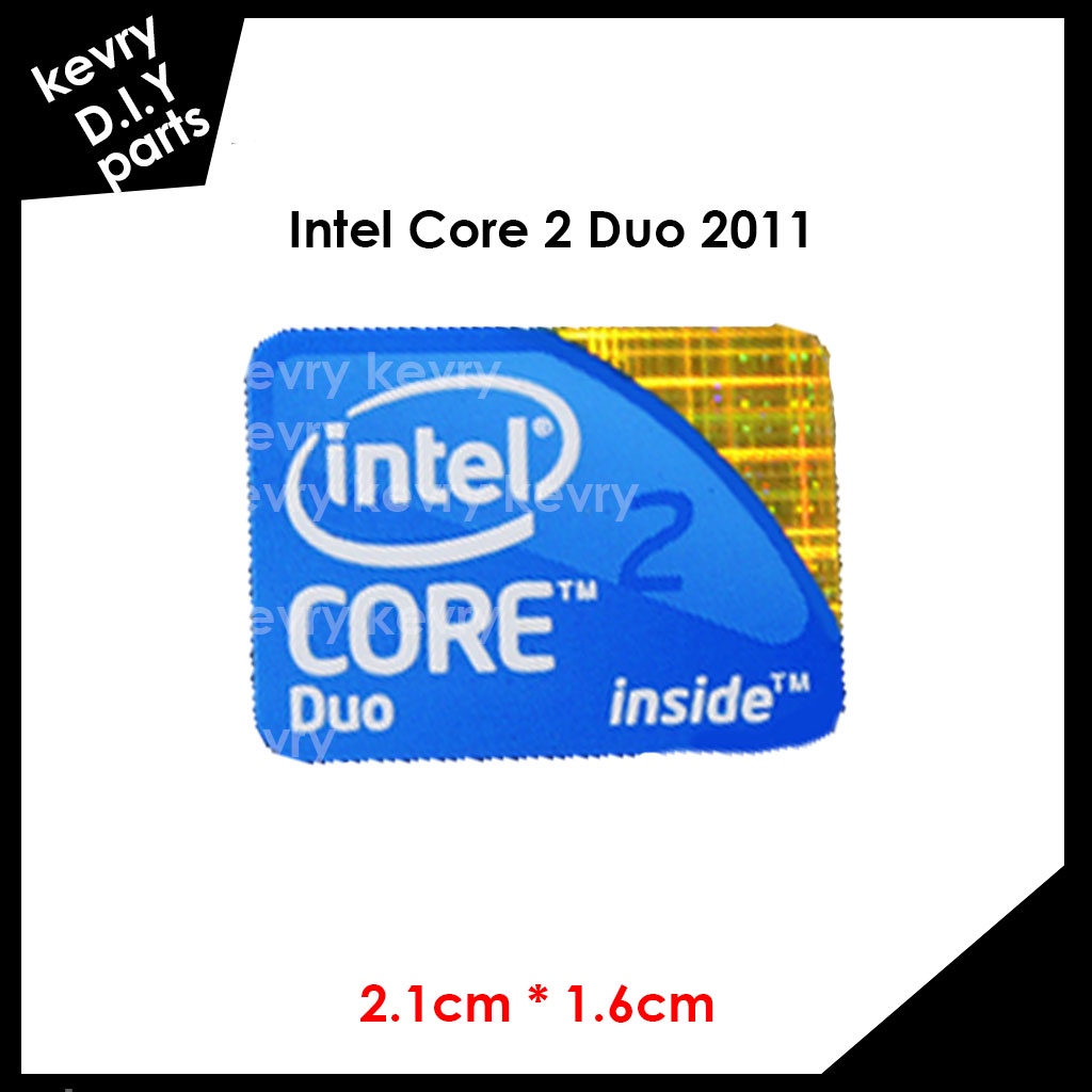 10 Pcs Intel Core i5 Sticker 16mm x 21mm 2011 Laptop Version 