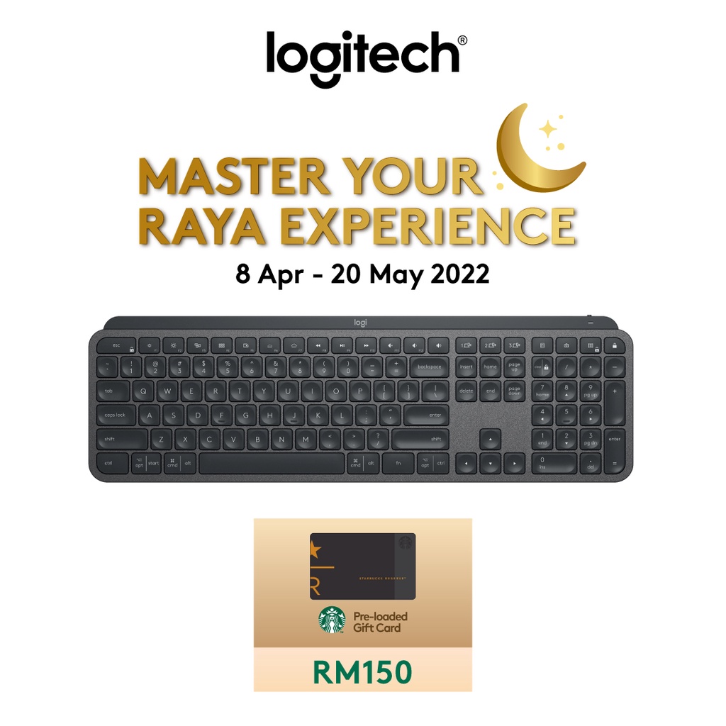 Logitech MX Keys Advanced Illuminated Wireless Keyboard, PC/Mac/Laptop Windows/Linux/IOS/Android