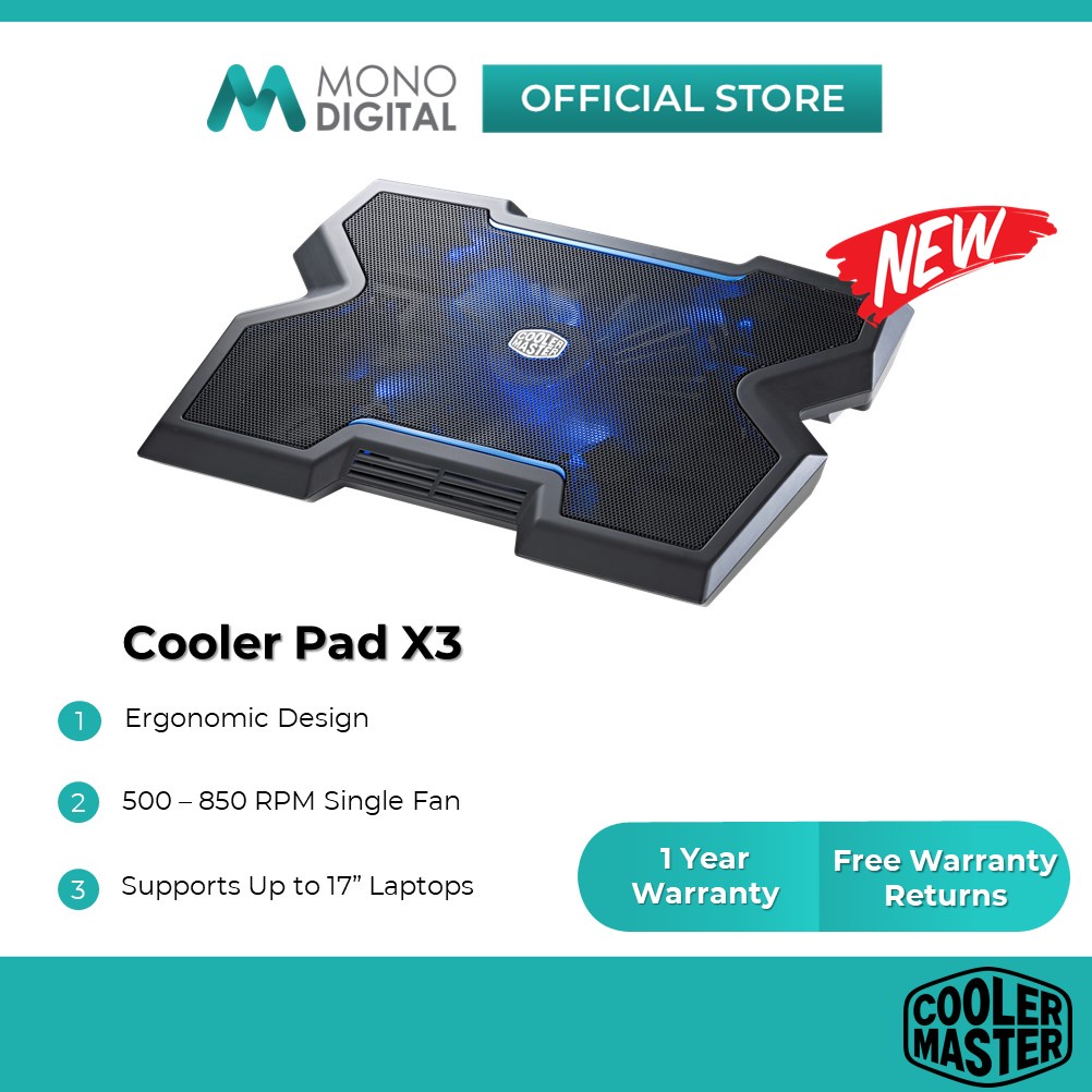 Cooler Master X3 NotePal Laptop Cooler Pad with 200mm Silent Fan