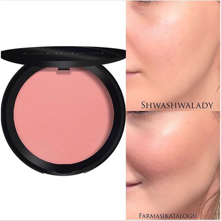 farmasi blush swatches