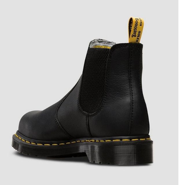 dr martens arbor steel toe black