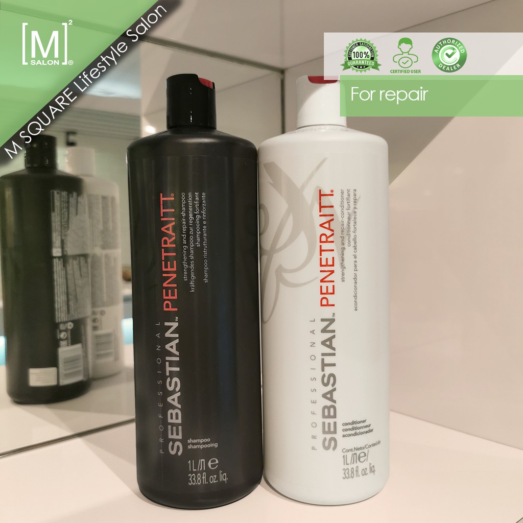 Sebastian Color Ignite Shampoo 1000ml And Penetraitt Conditioner 1000ml Shopee Malaysia