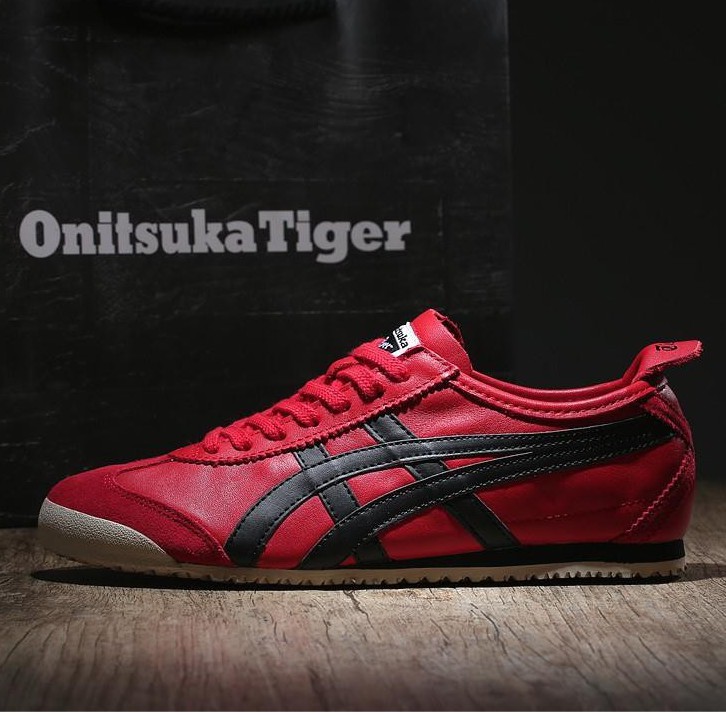 asics tiger leather shoes 