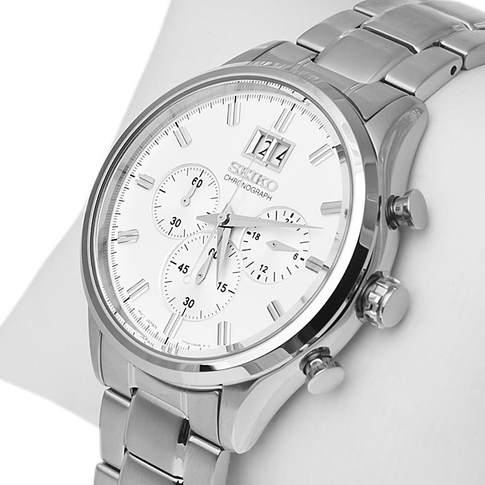 Seiko Men's Chronograph Big Date Quartz Watch SPC079P1 | Shopee Malaysia