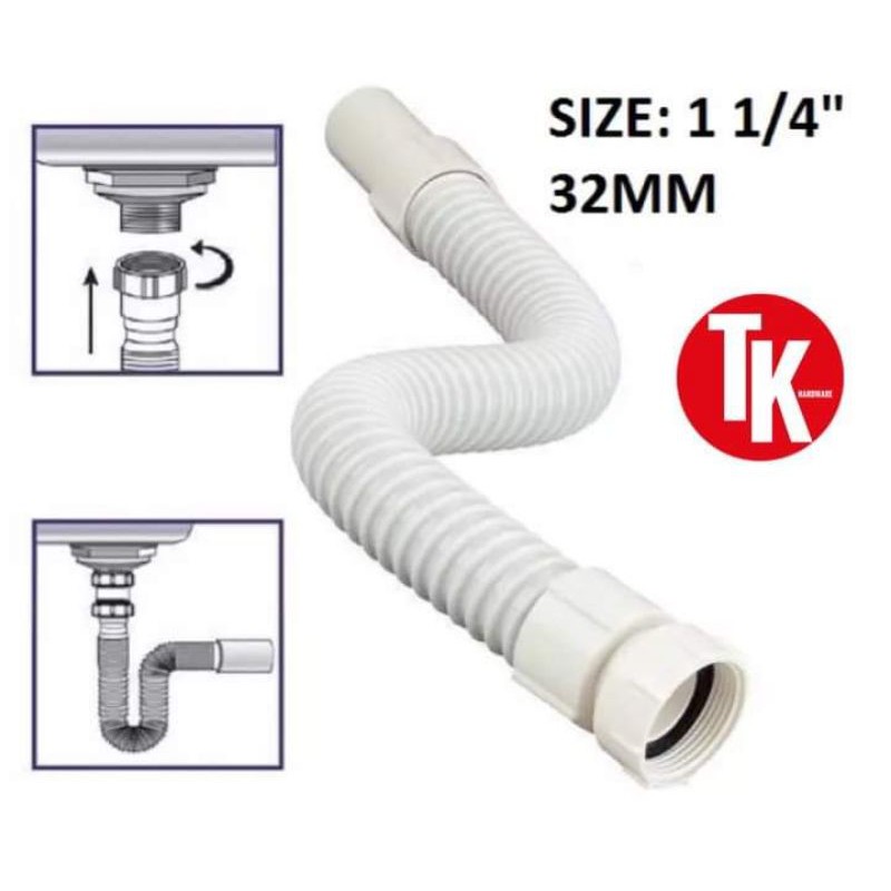 pvc-flexible-bottle-trap-for-basin-and-sink-flexible-waste-pvc-pipe