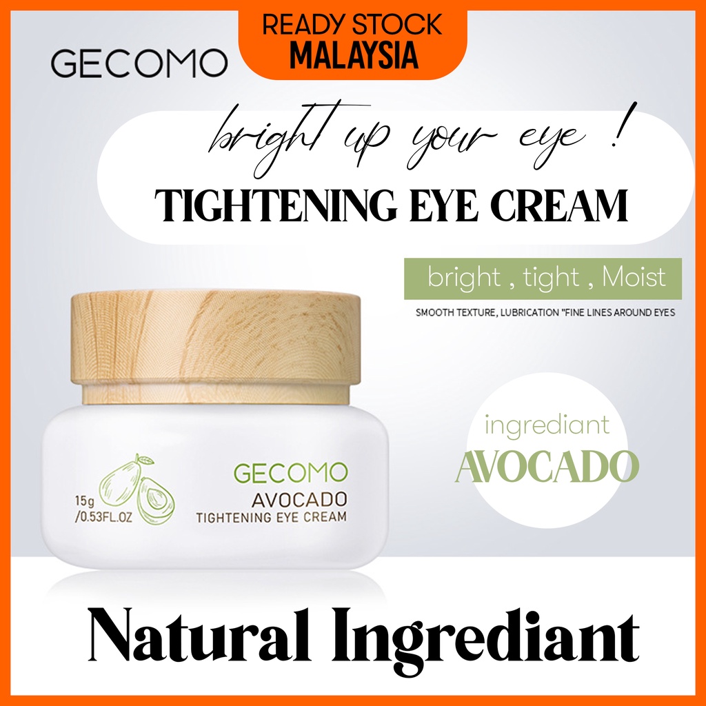 Avocado Tightening Eye Cream 15g Elastic and Firm Bright Eyes Smooth Texture avocado