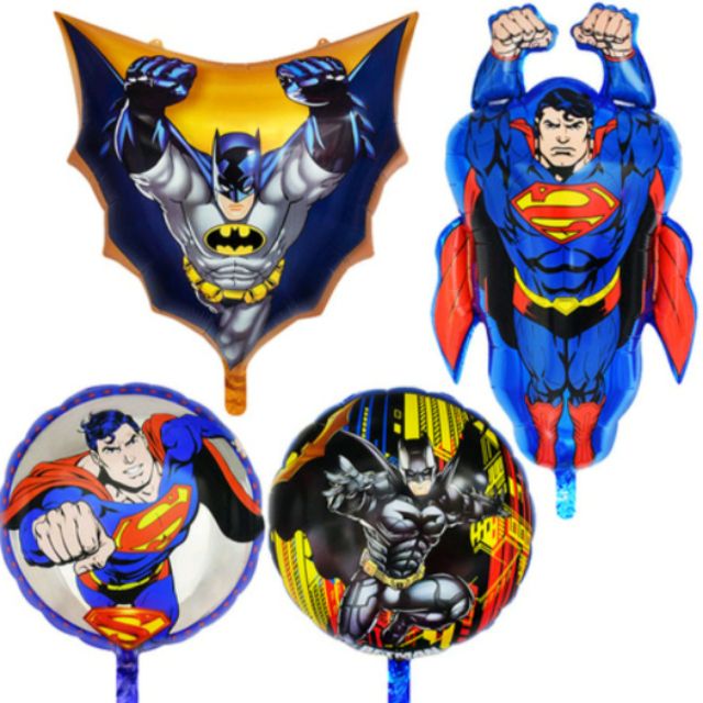 Foil Balloon Superhero Batman Superman Captain America Iron Man