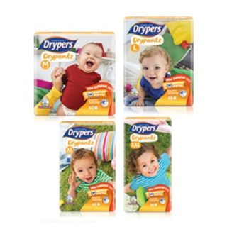 pampers drypers wee wee dry jumbo single 2/3/4 packs S/M/L