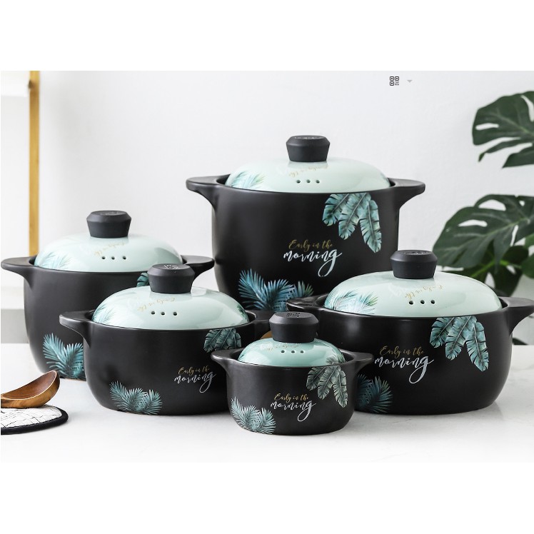 Ceramic Pot Cookware Soup Pot Stew Clay Pot Periuk Tanah Liat Ceramic Steam Pot Steamboat Pot Shopee Malaysia
