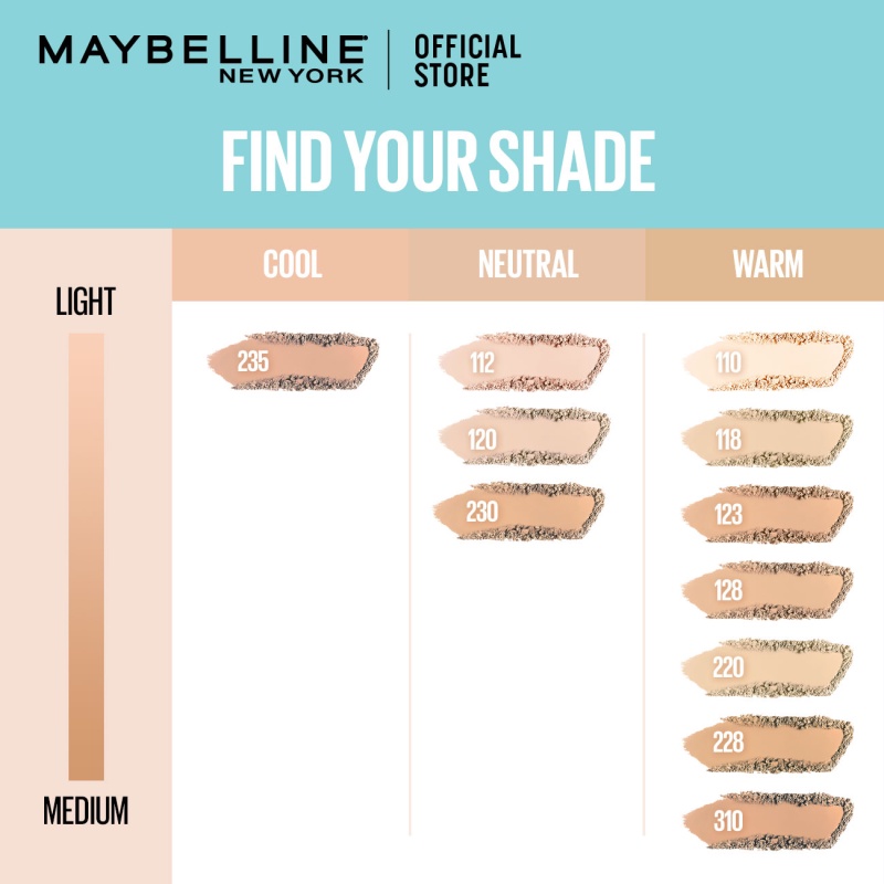 Maybelline Fit Me Matte Poreless Powder Foundation Shopee Malaysia