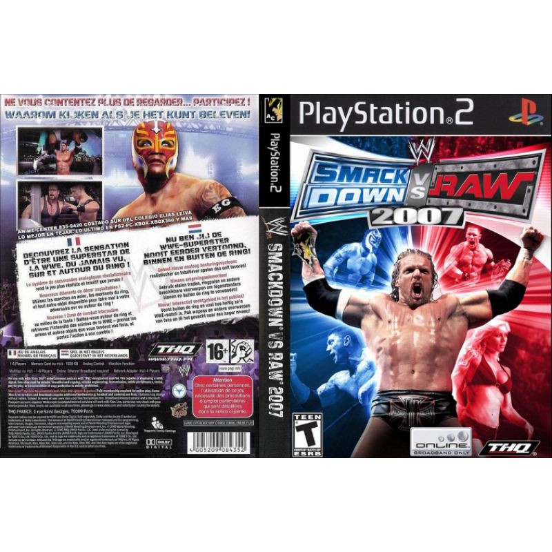 Ps2 Wwe Smackdown Vs Raw 07 Dvd Games Shopee Malaysia