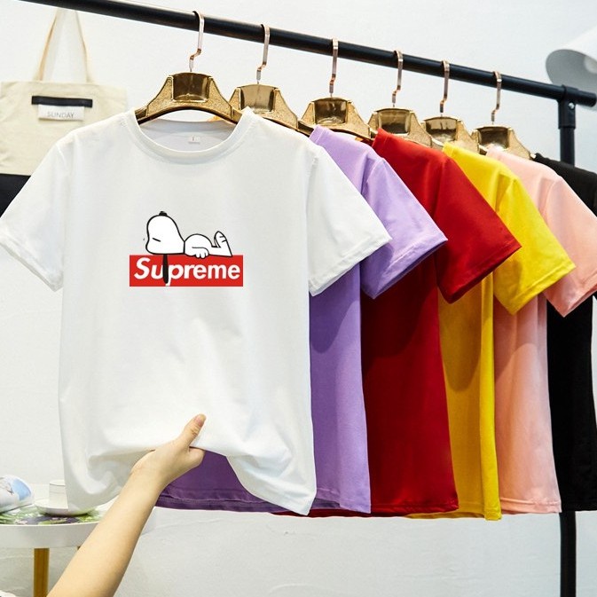 Girls Japanese Retro Snoopy T Shirt O Neck T Shirt Shopee Malaysia