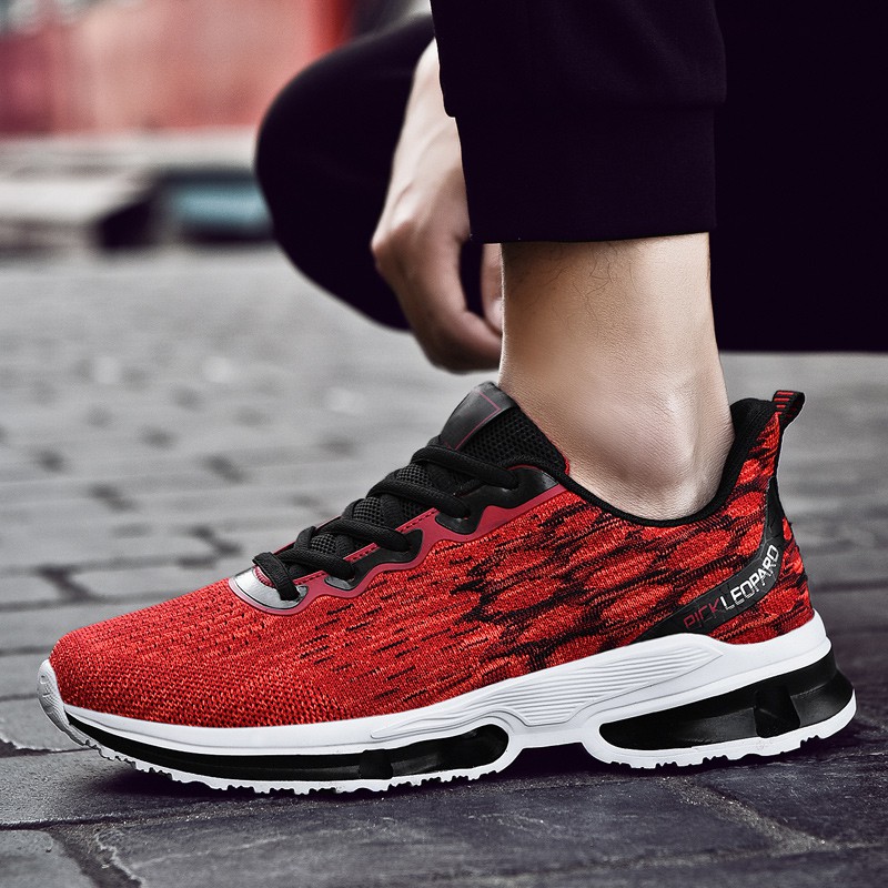 Men Running Shoes Cushion Comfortable Walking Tennis Mesh Sports