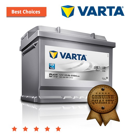 Q85 (115D23L) Varta Car Battery Silver Dynamic EFB 