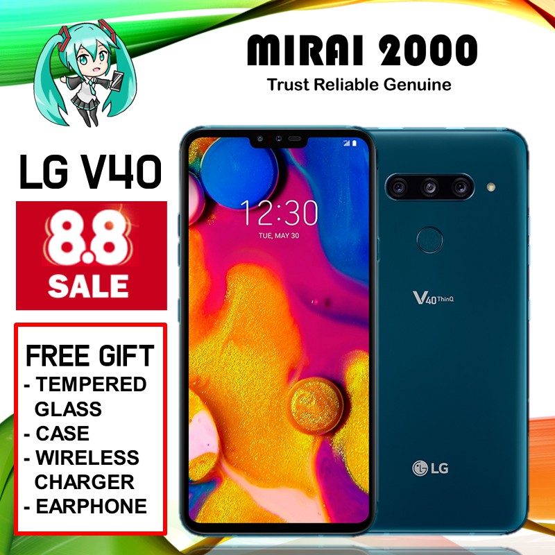 Lg V40 Thinq 6gb Ram 128gb Rom Snapdragon Sd 845 Penta Camera Gaming Phone Shopee Malaysia