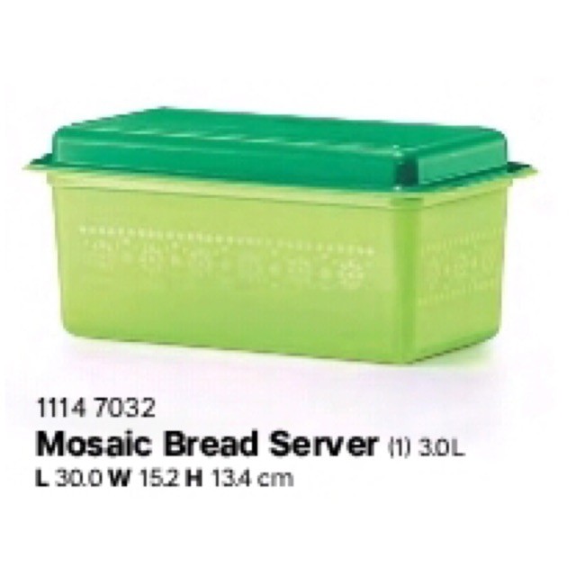 Tupperware Bread Server (1) 3L