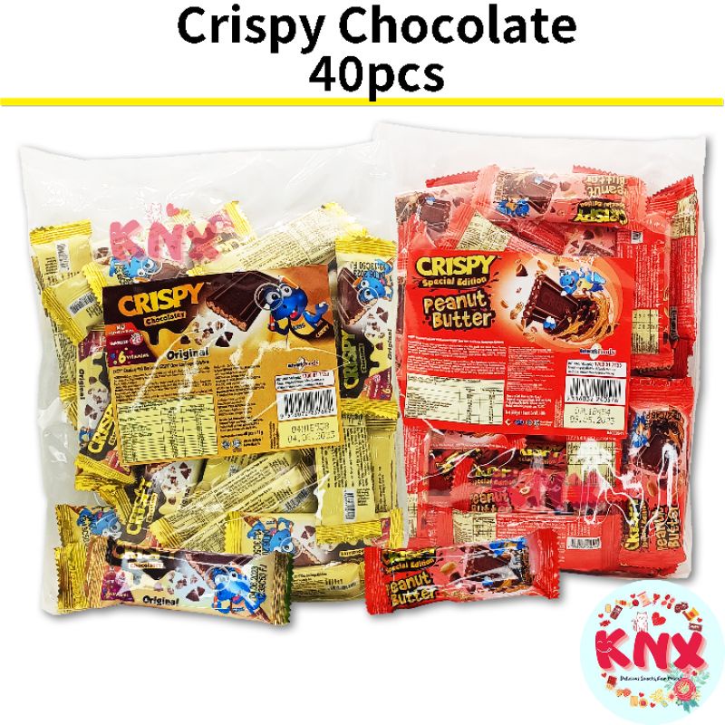 Crispy coklat Chocolate 11g x 40pcs (Original, Peanut) | Shopee Malaysia