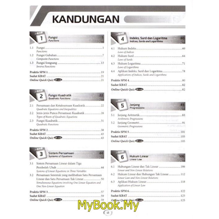 Myb Buku Latihan Module More Kssm Tingkatan 4 Matematik Tambahan Additional Mathematics Dwibahasa Pelangi Shopee Malaysia