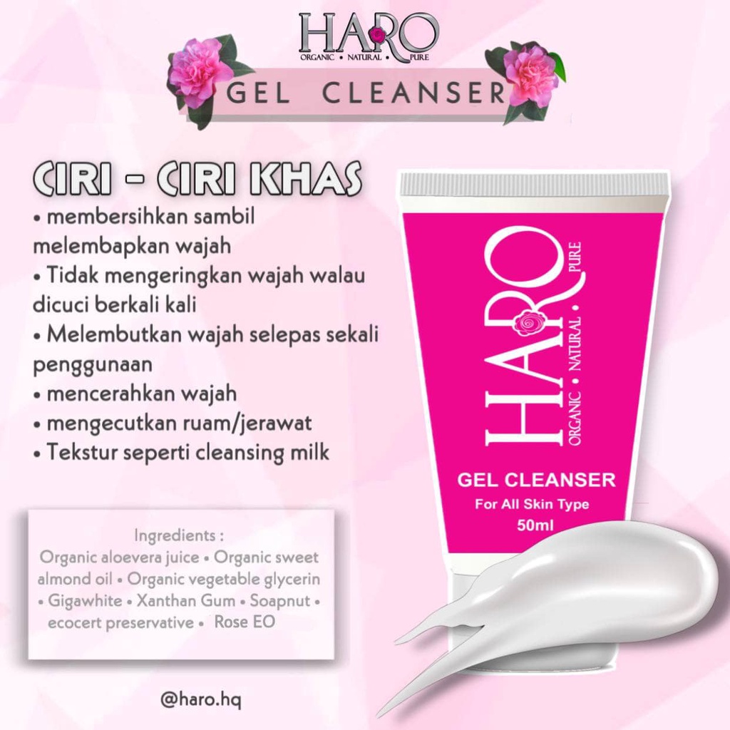 HARO GEL CLEANSER (Milk Cleansing Effect) Shopee Malaysia