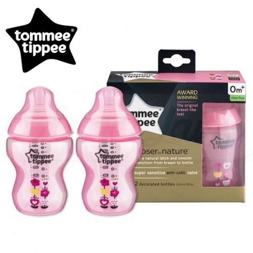 Tommee Tippee 422581 38 Closer To Nature Decorated Bottle 260ml