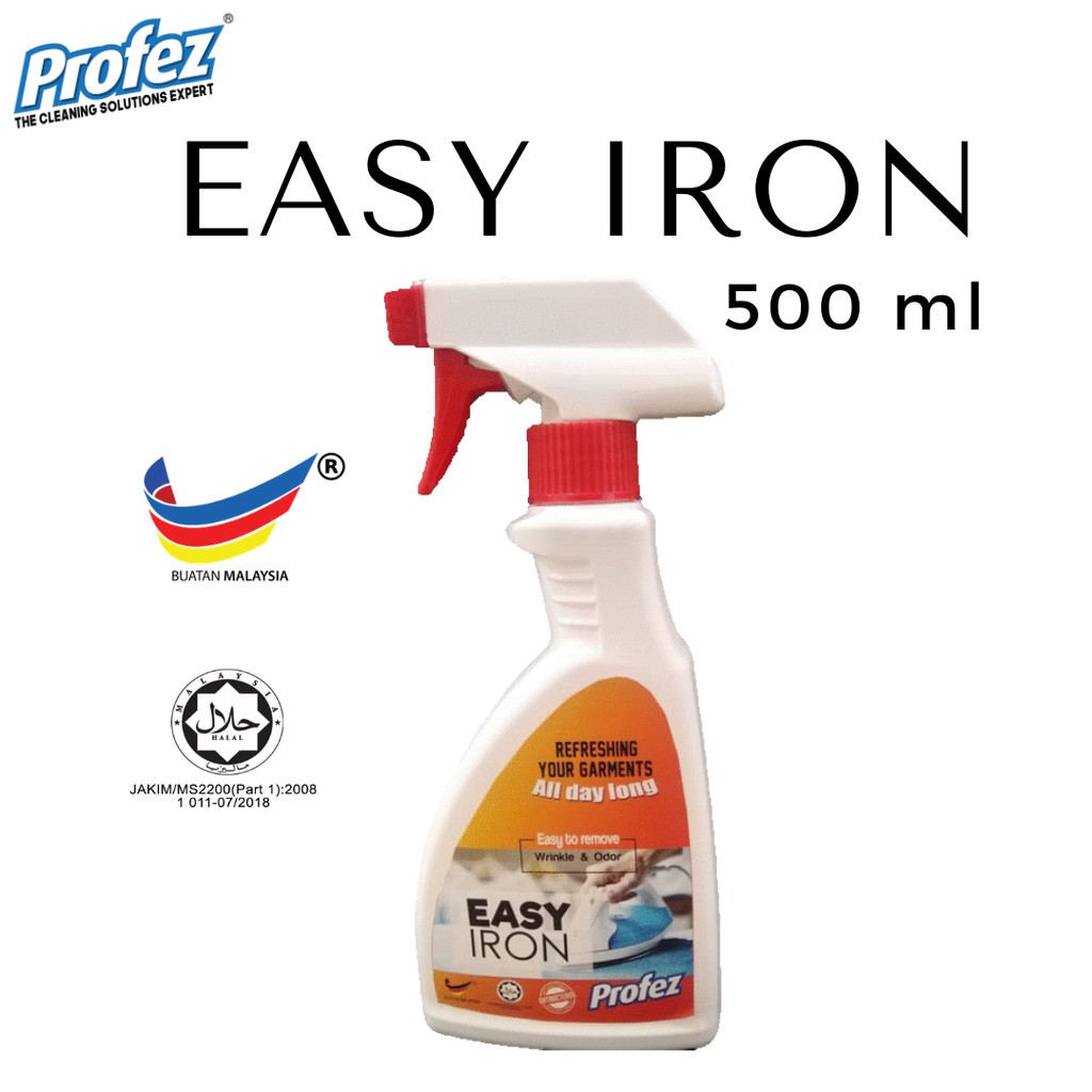 Easy Ironing Aid Spray 500ml PROFEZ Shopee Malaysia