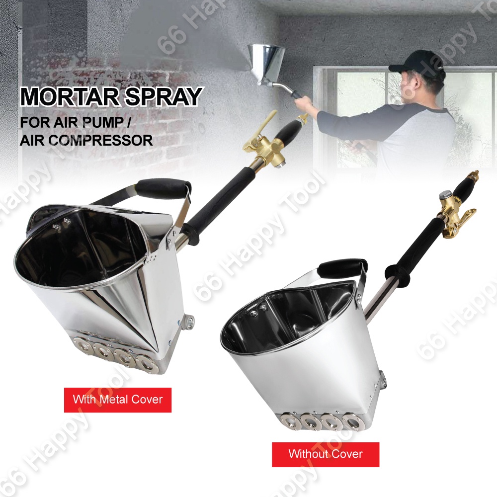 Multifunctional Spray Machines Portable Mortar Spray Roof Pneumatic Cement Mortar Shovel Paint Machine with Cover