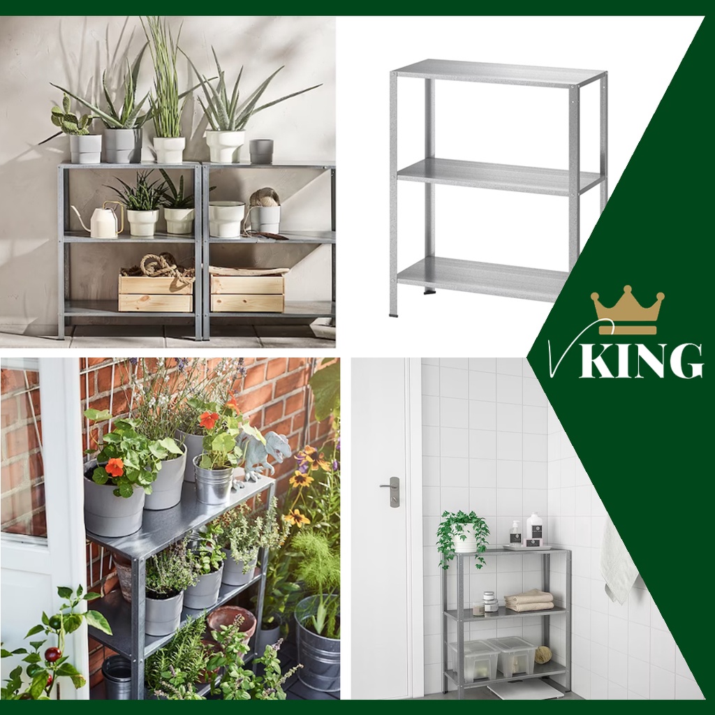 IKEA SHELF UNIT HYLLIS SHELVING UNIT 60X27X74CM INDOOR OUTDOOR RACK