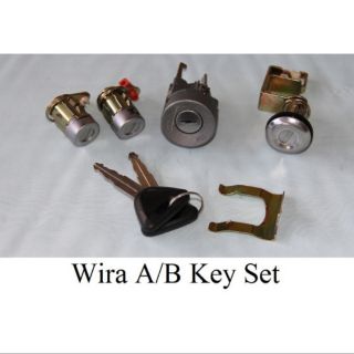 WIRA SEDAN WIRA AEROBACK A B KEY SET ASSY KEY LOCK SET WIRA SEDAN WIRA AEROBACK A B KEY SET ASSY KEY LOCK SET