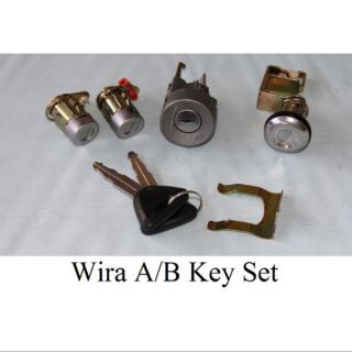  WIRA  SEDAN WIRA  AEROBACK A B KEY SET ASSY KEY LOCK SET 