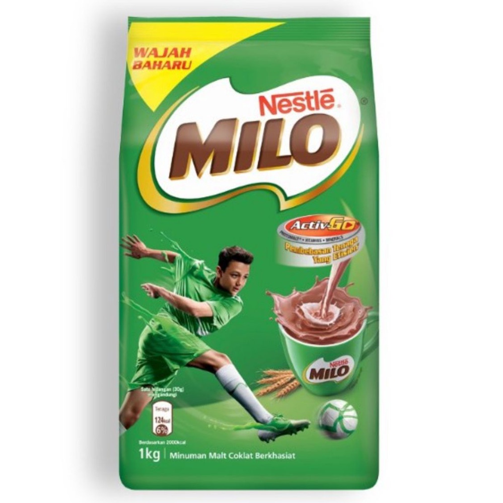 Nestle Milo Activ-Go Chocolate Malt Powder Softpack (1kg) | Shopee Malaysia