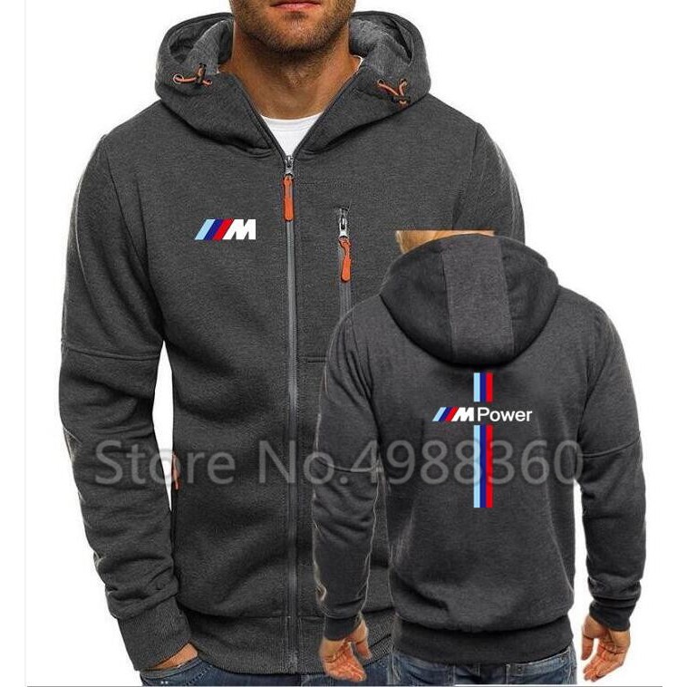 bmw zipper hoodie