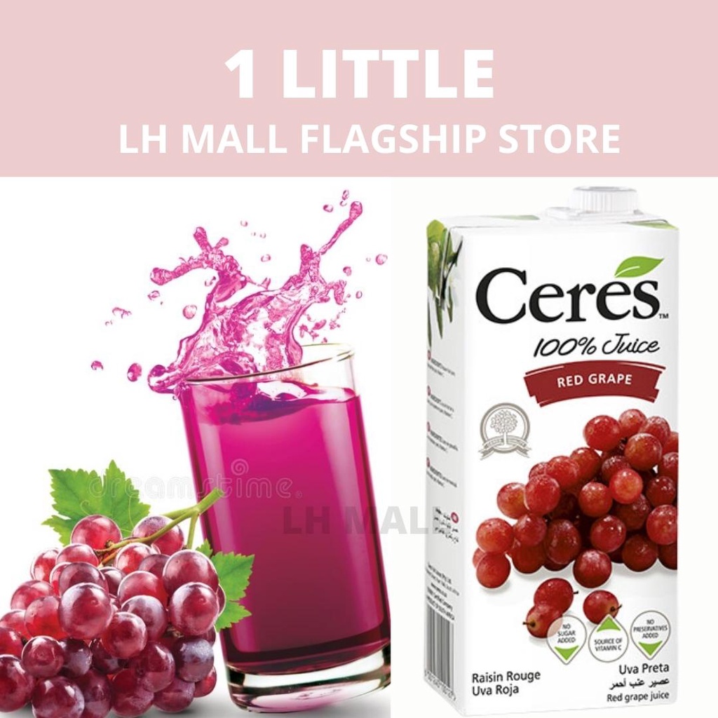 Red grape Juices - SINGAPORE Ceres fruits juice 1 LITTLE (IMPORT)