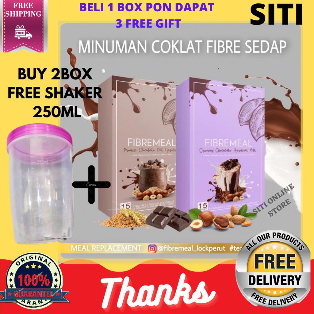 Buy Fibremeal Nurfella Beauty Original 100 Makanan Tambahan Seetracker Malaysia