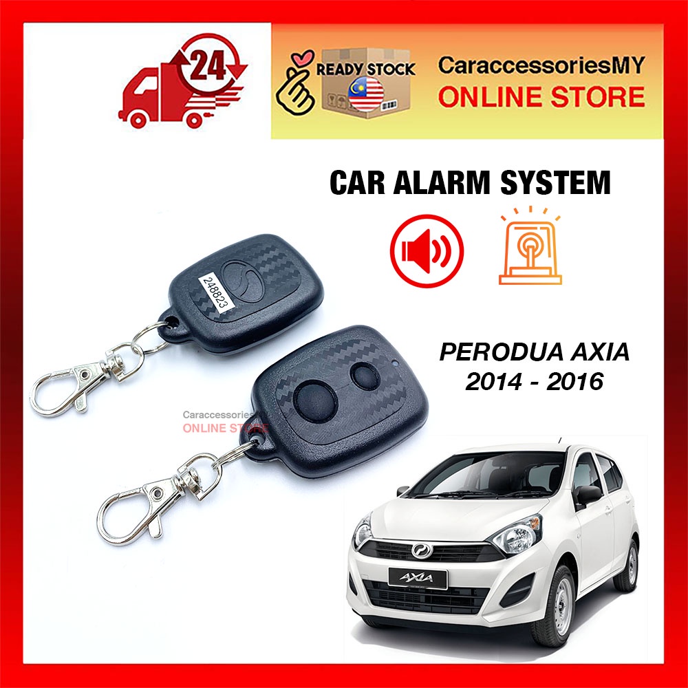 Perodua Axia 2014-2016 Oem Car alarm system keyless entry remote control car lock with buzzer and led