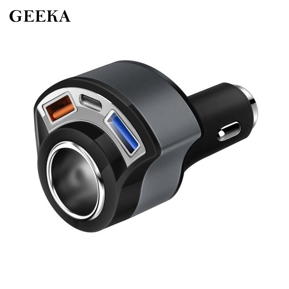 2 Usb Car Charger For Cars Multi Function Double Usb Port Car