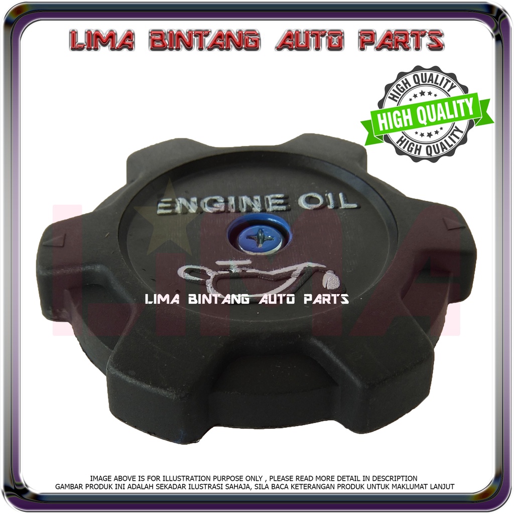 Proton Saga Iswara Wira Satria Putra Waja G Perdana Engine Oil Cap Penutup