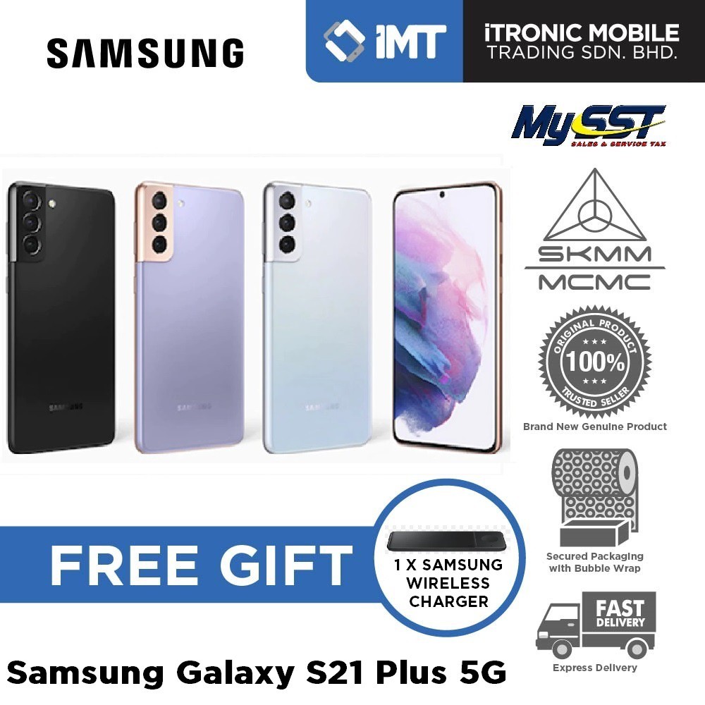 My Samsung Galaxy S21 Plus 5g Smartphone 8gb Ram 256gb Rom Black Violet Silver Original Malaysia Set Shopee Malaysia