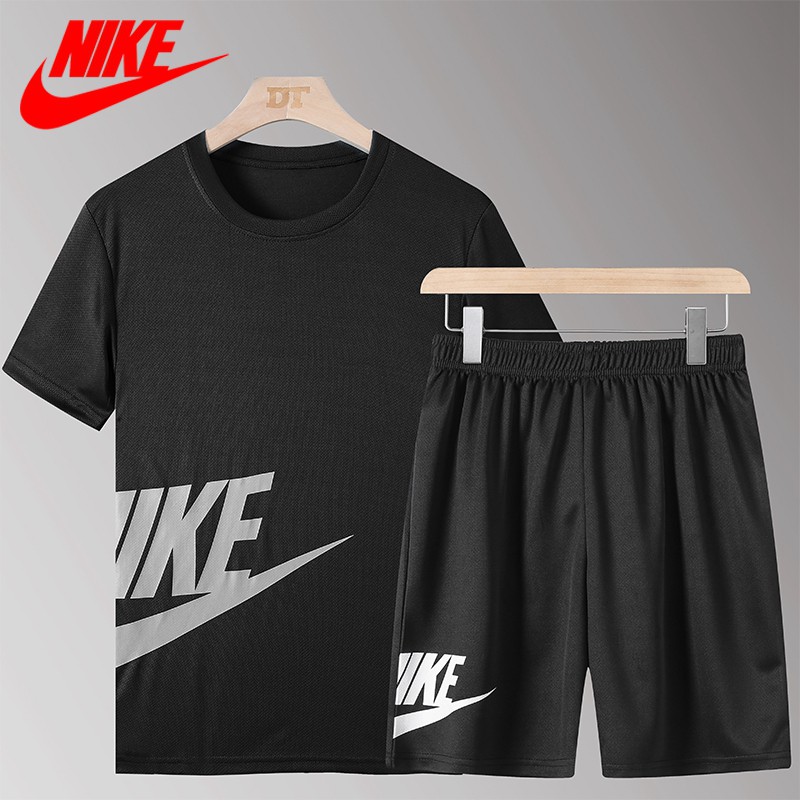 nike top and shorts set mens