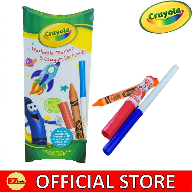 Crayola Washable Marker and Crayon Sampler [Buy 1 Free 1] 040040