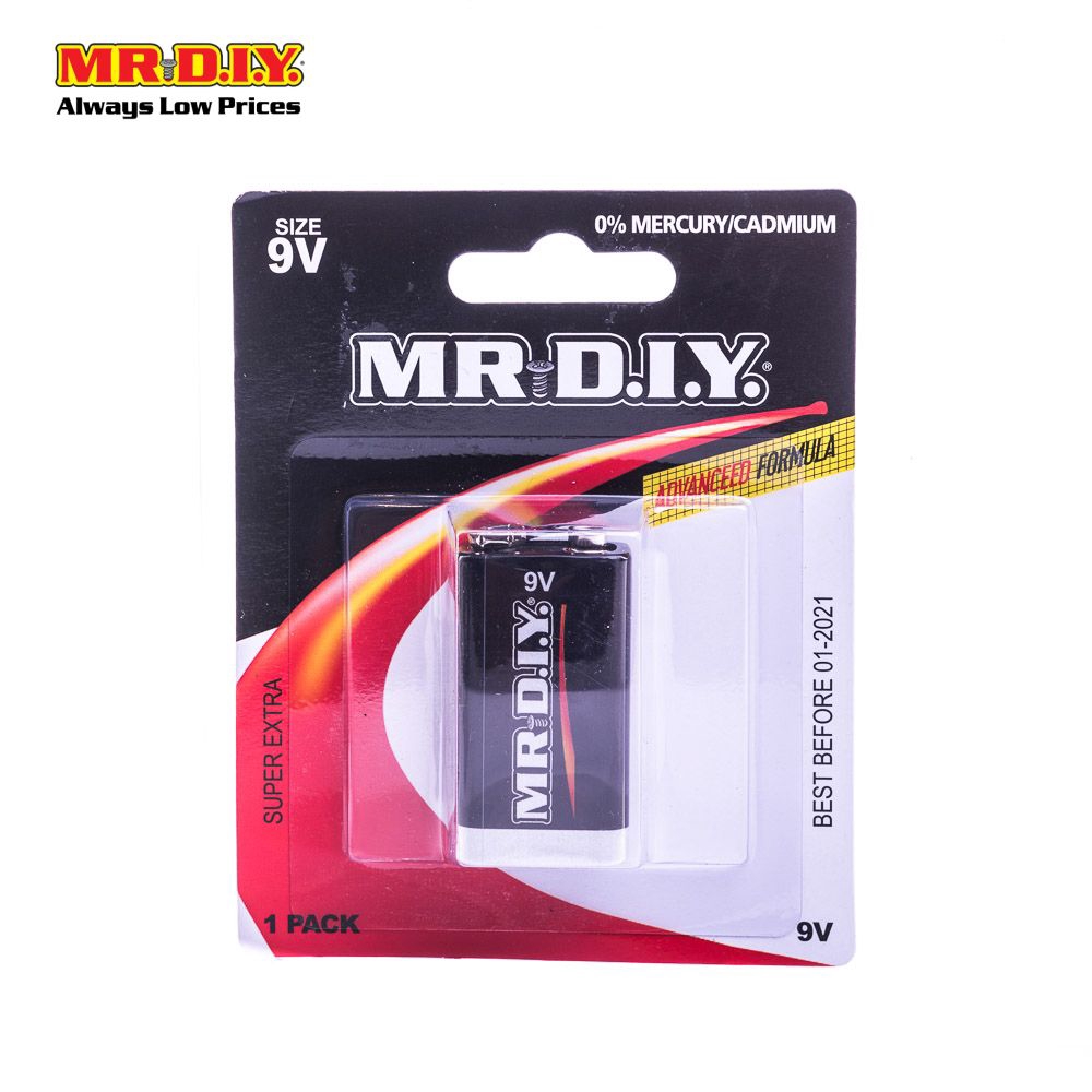 MR.DIY Super Extra Battery 9V (1pcs) Shopee Malaysia