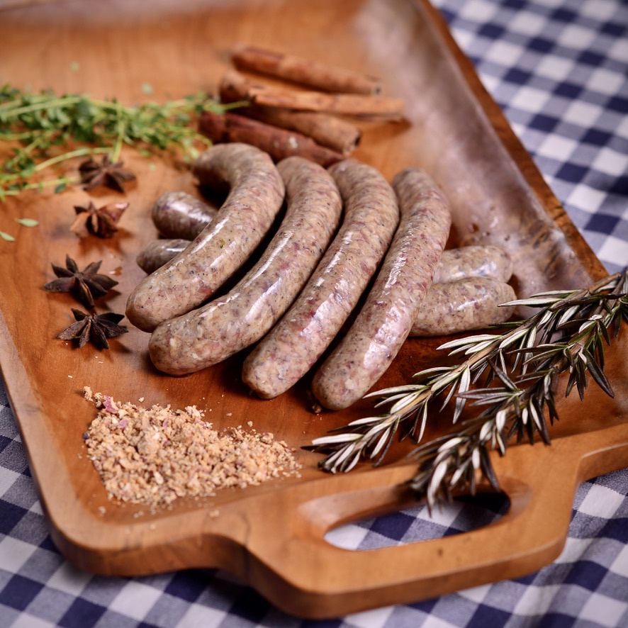 Premium Beef Sausages 400g Halal Natural Casings Homemade Sosej Daging
