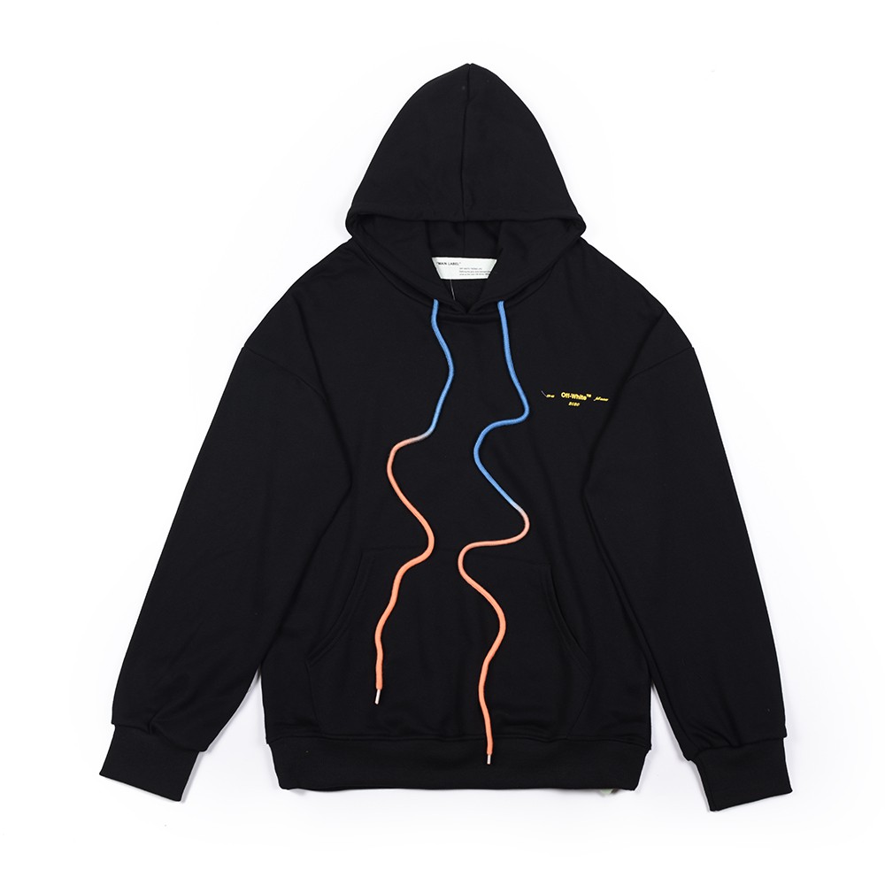 rainbow off white hoodie