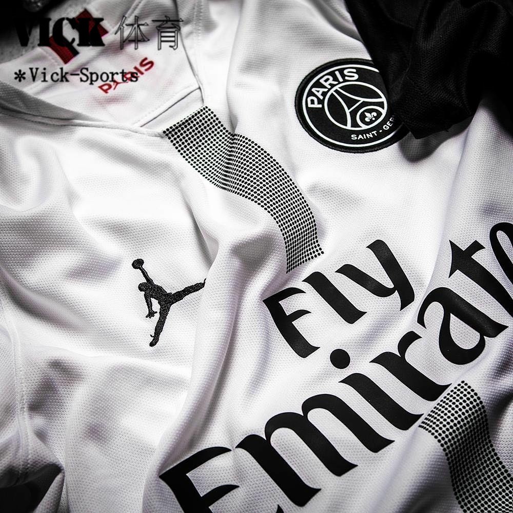 white jordan psg jersey