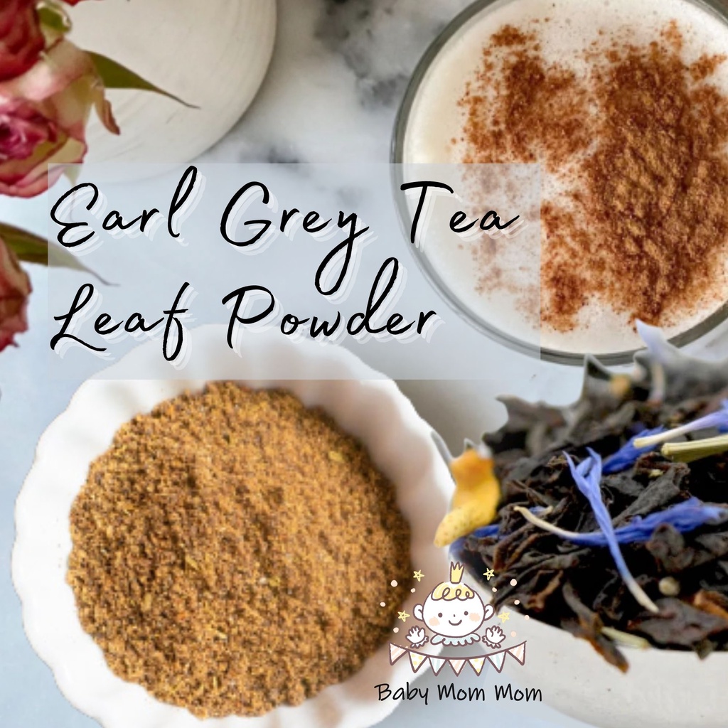 Earl Grey Tea Leaf Powder | 伯爵茶叶粉 | British English Tea Powder | Black Tea 85% water soluble 乌龙茶粉 绿茶粉 抹茶粉 咖啡粉 红茶粉 matcha