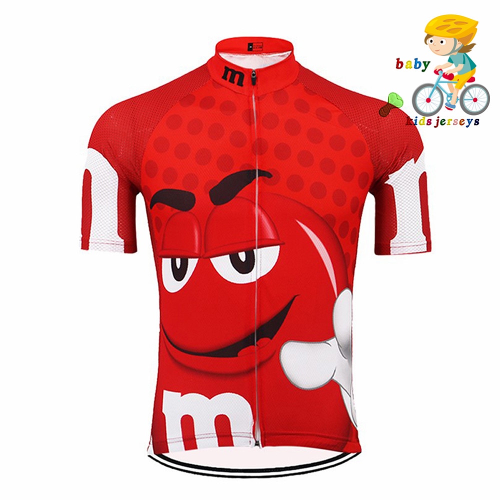 3D Padded Shorts LSHDCER Children Boys Girls' Cycling Suit Unisex Kids Cycling Clothes Set Jersey Short Sleeve 