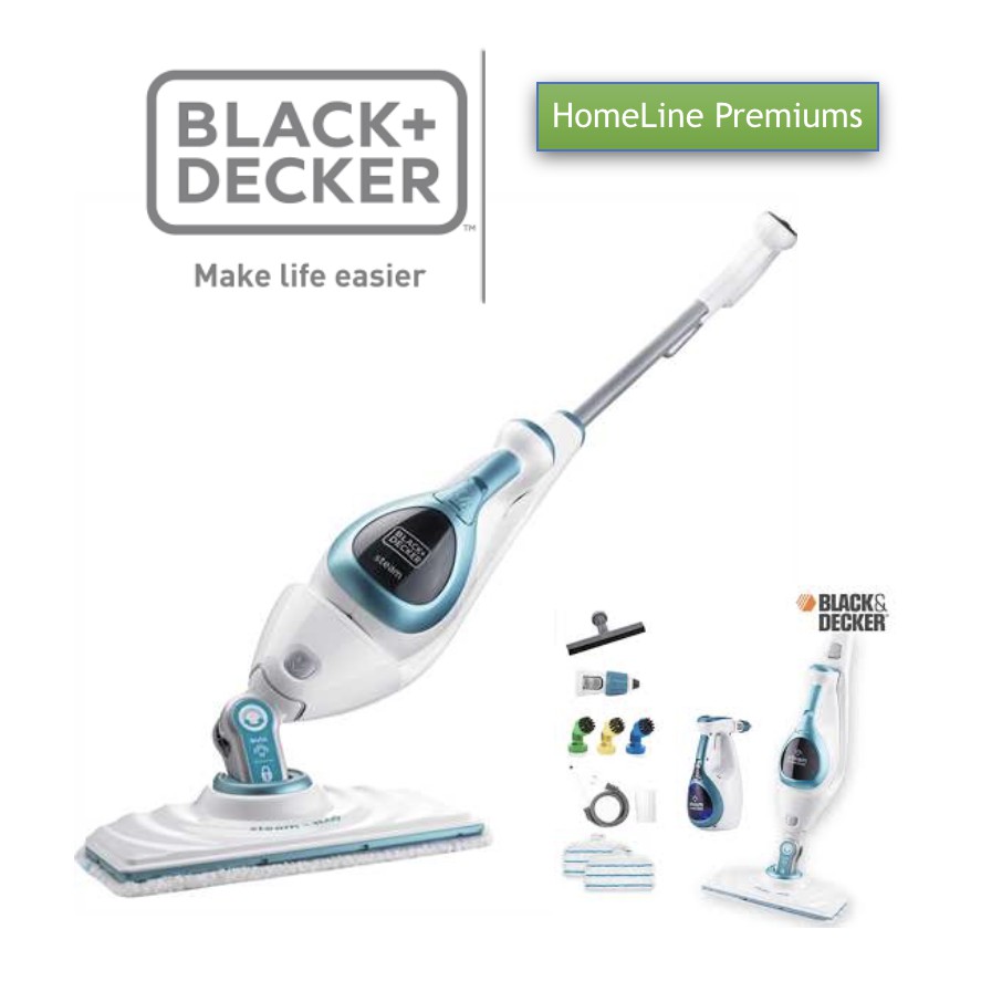 Black Decker Fsmh1621 Steam Mop Deluxe With Steambuster With Accessories Shopee Malaysia